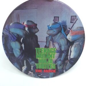 TMNT The Movie Vintage 1990s Large Collectible Pin Kids Vintage 1990